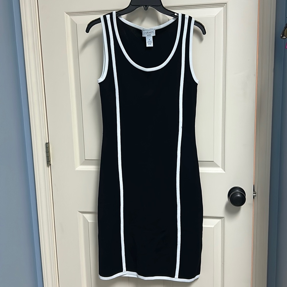 Carmen Marc Valvo Bodycon Dress, Size Medium
